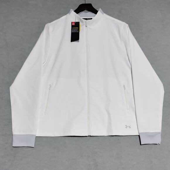 Under Armour Golf Storm Womens M Cold Gear‎ Windstrike Rover Jacket Full Zip NEW - Picture 2 of 15